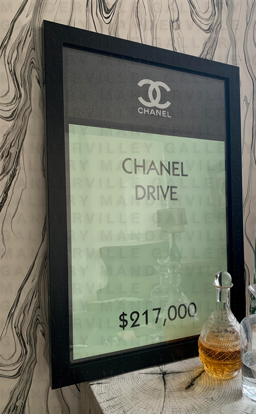 Chanel Monopoly Framed Manderville Gallery